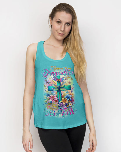 Have Faith Dragonflies Women's All Over Print Shirt - Tyqy3011231, easychoo.com