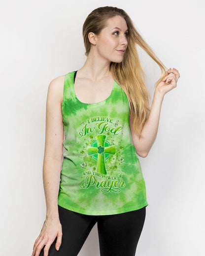 I Believe In God St Patrick's Day Women's All Over Print Shirt - Yhln2501243, easychoo.com