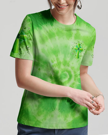 I Believe In God St Patrick's Day Women's All Over Print Shirt - Yhln2501243, easychoo.com