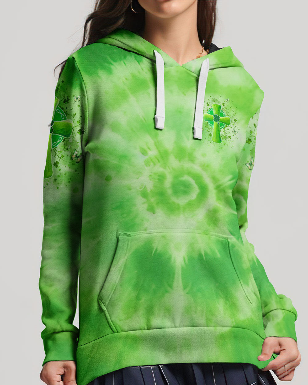 I Believe In God St Patrick's Day Women's All Over Print Shirt - Yhln2501243, easychoo.com