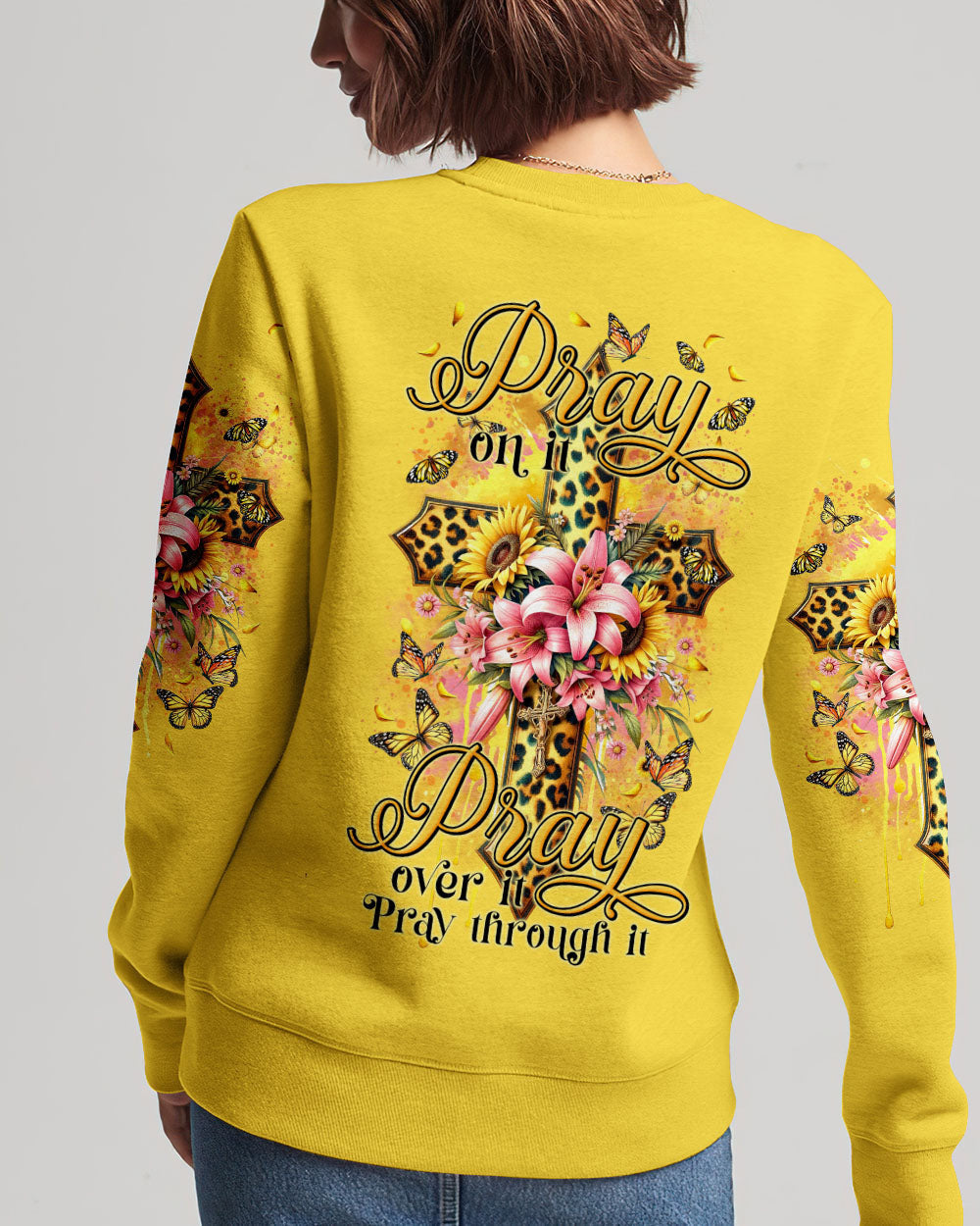 Pray On It Women's All Over Print Shirt - Tytm2811231, easychoo.com