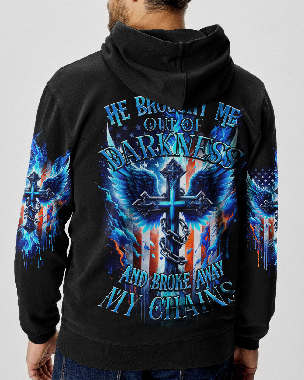 He Brought Me Out Of Darkness Men's All Over Print Shirt - Tytd0211231, easychoo.com