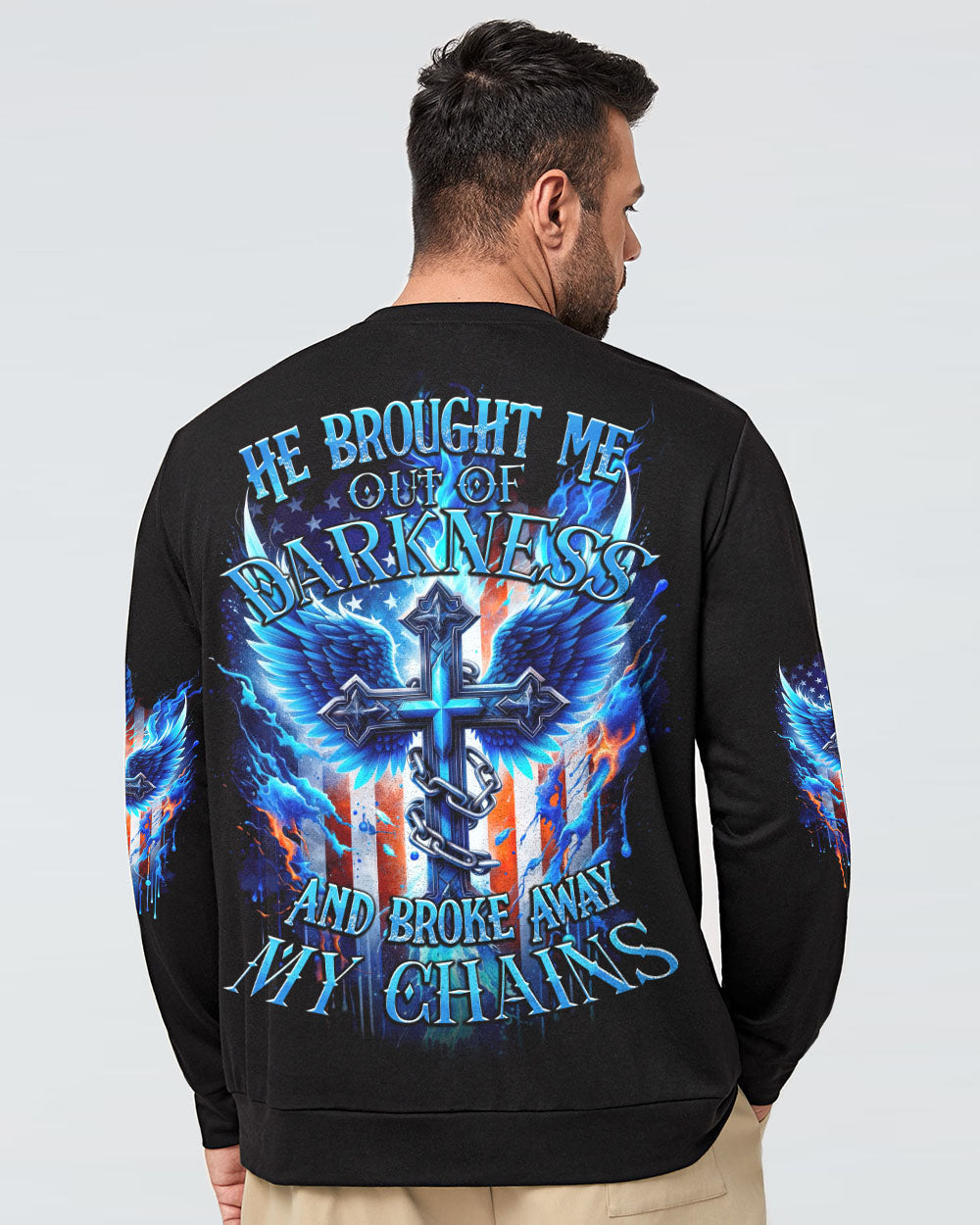 He Brought Me Out Of Darkness Men's All Over Print Shirt - Tytd0211231, easychoo.com