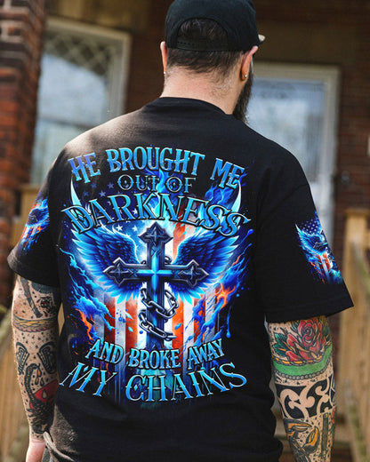 He Brought Me Out Of Darkness Men's All Over Print Shirt - Tytd0211231, easychoo.com