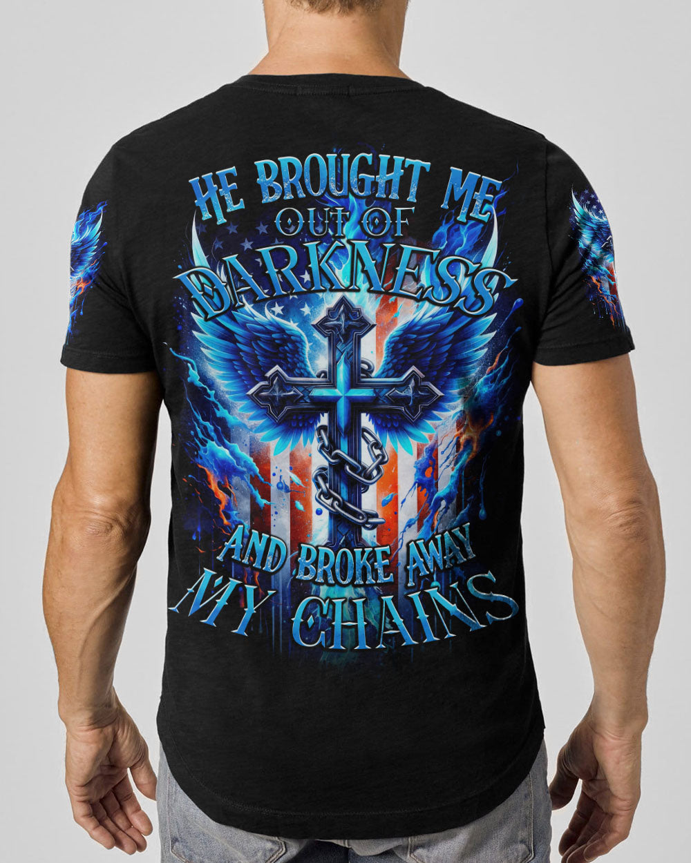 He Brought Me Out Of Darkness Men's All Over Print Shirt - Tytd0211231, easychoo.com