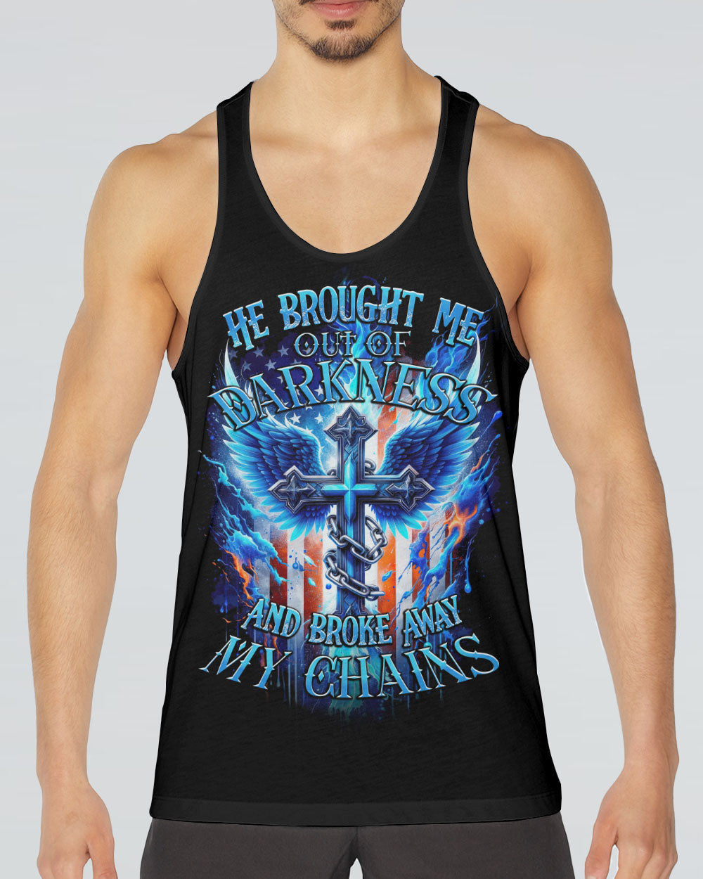 He Brought Me Out Of Darkness Men's All Over Print Shirt - Tytd0211231, easychoo.com