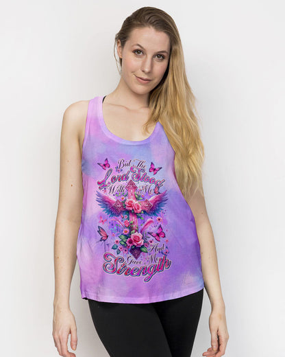 Lord Stood With Me Cross Wings Rose Women's All Over Print Shirt - Tltr0502244, easychoo.com