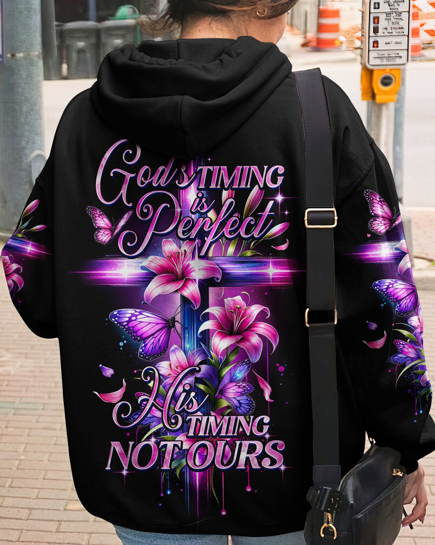 God's Timing Is Perfect Women's All Over Print Shirt - Ty1501242, easychoo.com