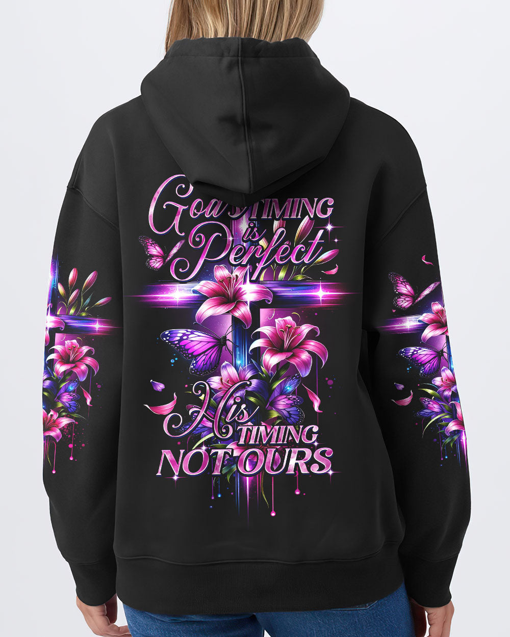 God's Timing Is Perfect Women's All Over Print Shirt - Ty1501242, easychoo.com