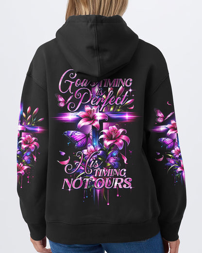 God's Timing Is Perfect Women's All Over Print Shirt - Ty1501242, easychoo.com