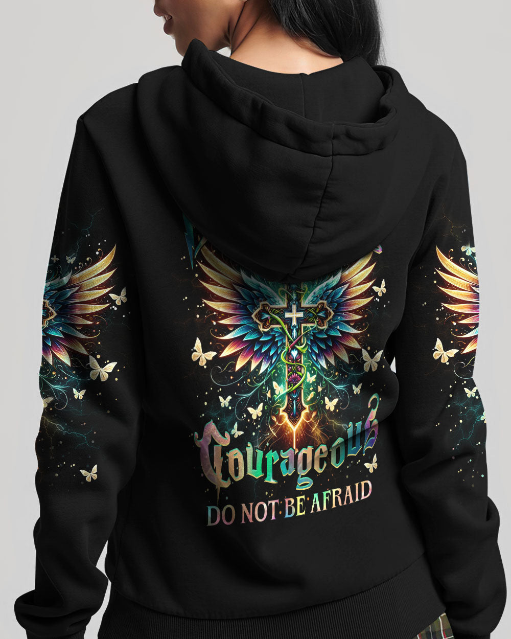 Be Strong And Courageous Women's All Over Print Shirt - Yhhn1912234, easychoo.com