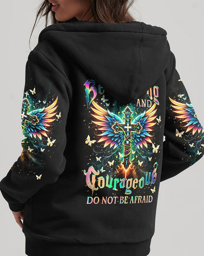 Be Strong And Courageous Women's All Over Print Shirt - Yhhn1912234, easychoo.com