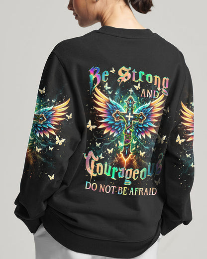 Be Strong And Courageous Women's All Over Print Shirt - Yhhn1912234, easychoo.com