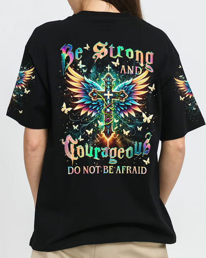 Be Strong And Courageous Women's All Over Print Shirt - Yhhn1912234, easychoo.com