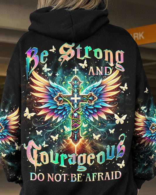 Be Strong And Courageous Women's All Over Print Shirt - Yhhn1912234, easychoo.com