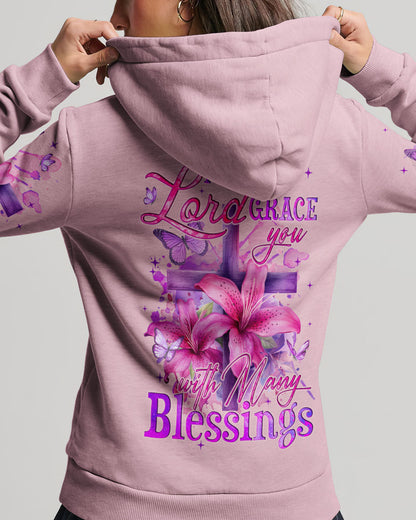 May The Lord Grace You With Many Blessings Women's All Over Print Shirt - Tyqy0102241, easychoo.com