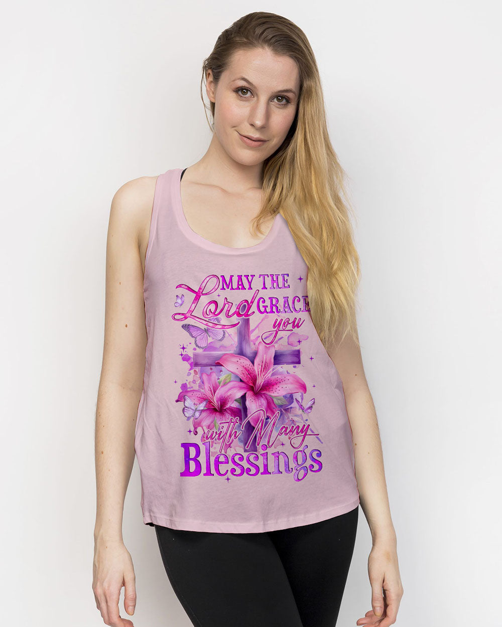 May The Lord Grace You With Many Blessings Women's All Over Print Shirt - Tyqy0102241, easychoo.com