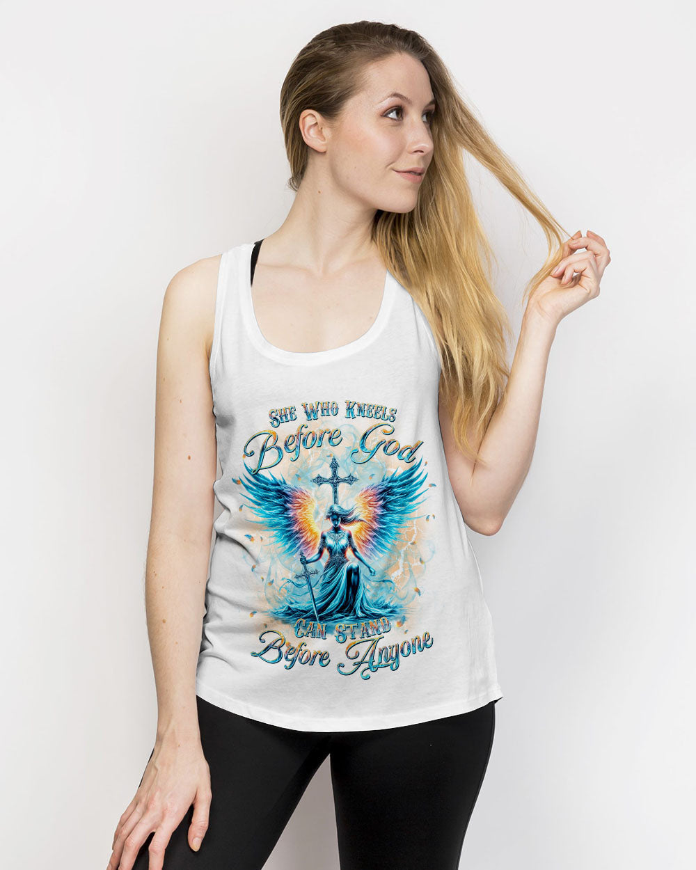 She Who Kneels Before God Women's All Over Print Shirt - Yhkd0301243, easychoo.com