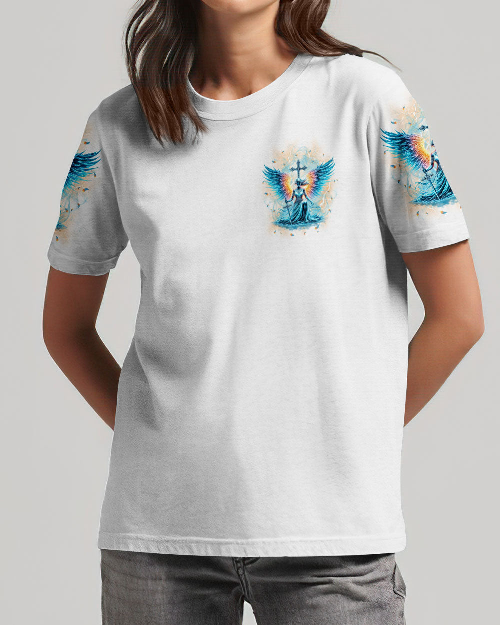 She Who Kneels Before God Women's All Over Print Shirt - Yhkd0301243, easychoo.com