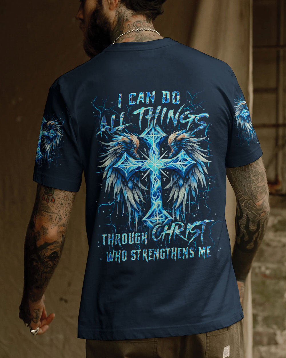 I Can Do All Things Men's All Over Print Shirt - Yhln3101243, easychoo.com