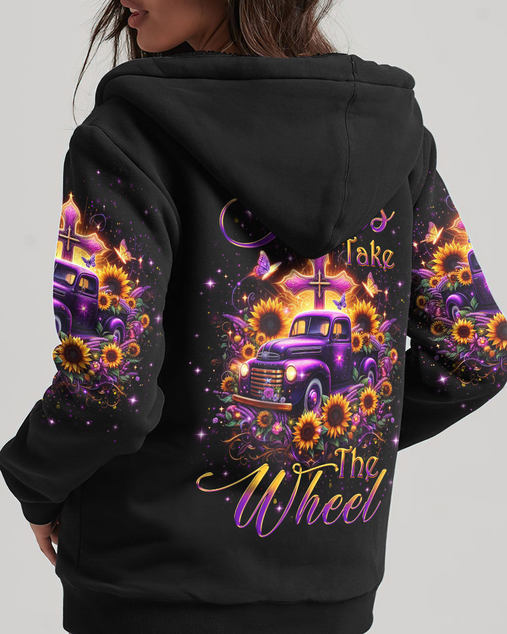 Jesus Take The Wheel Women's All Over Print Shirt - Yhkd1701241, easychoo.com