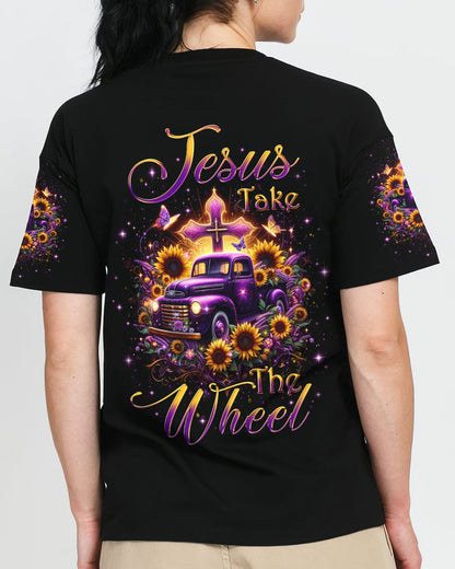 Jesus Take The Wheel Women's All Over Print Shirt - Yhkd1701241, easychoo.com