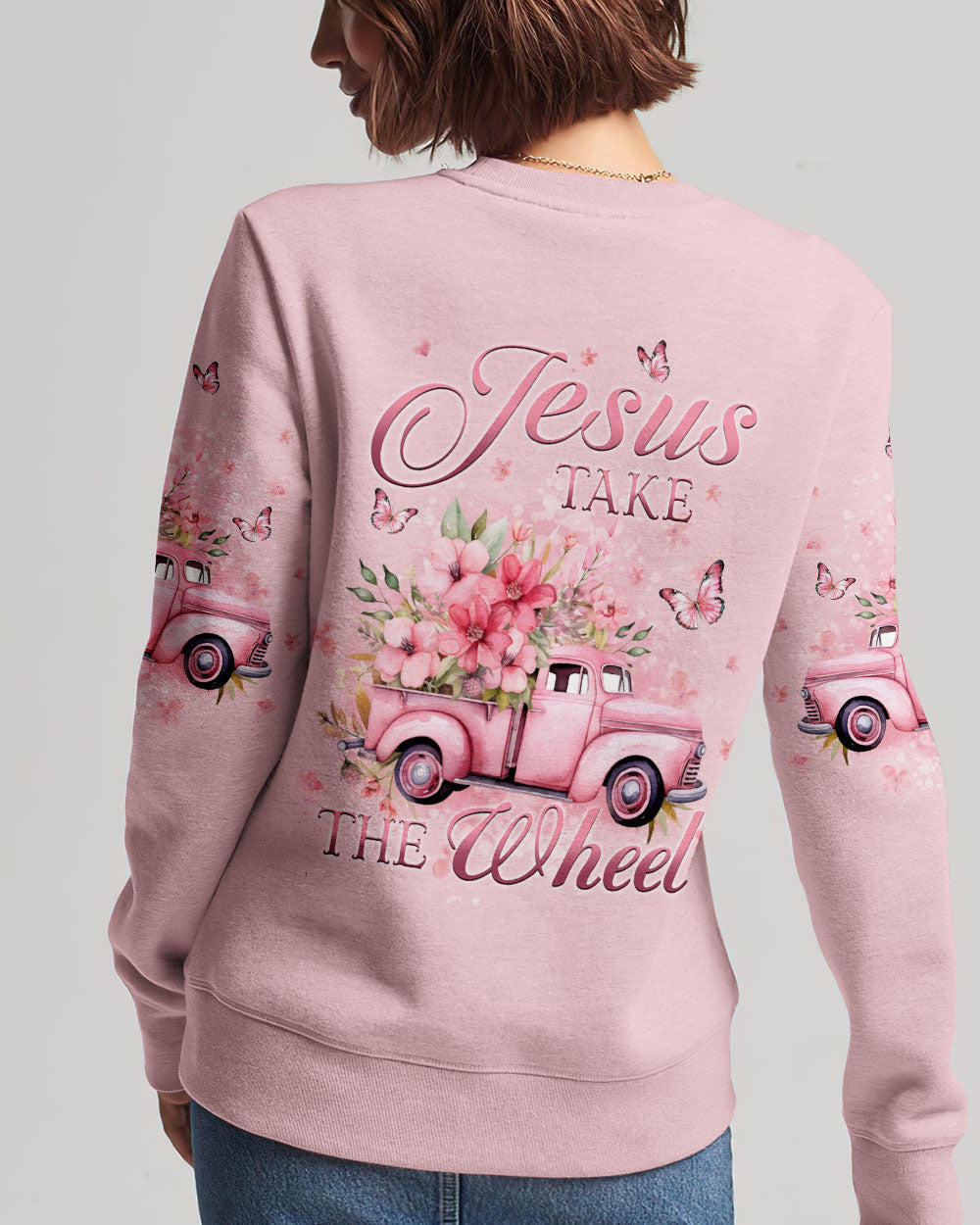 Jesus Take The Wheel Women's All Over Print Shirt - Yhkd0602241, easychoo.com