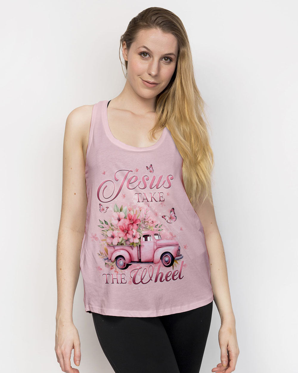Jesus Take The Wheel Women's All Over Print Shirt - Yhkd0602241, easychoo.com