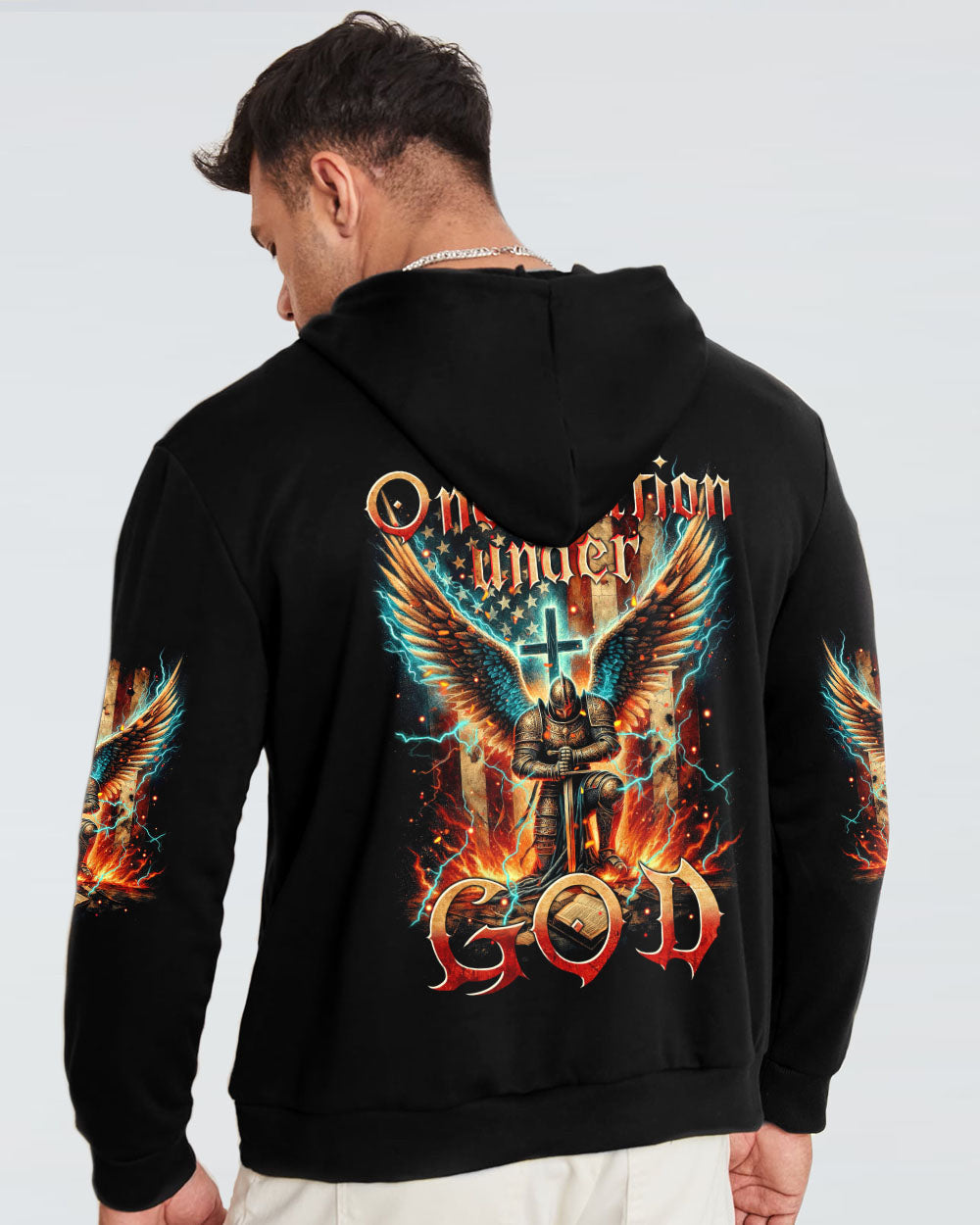 One Nation Under God Men's All Over Print Shirt - Tytm0211234, easychoo.com