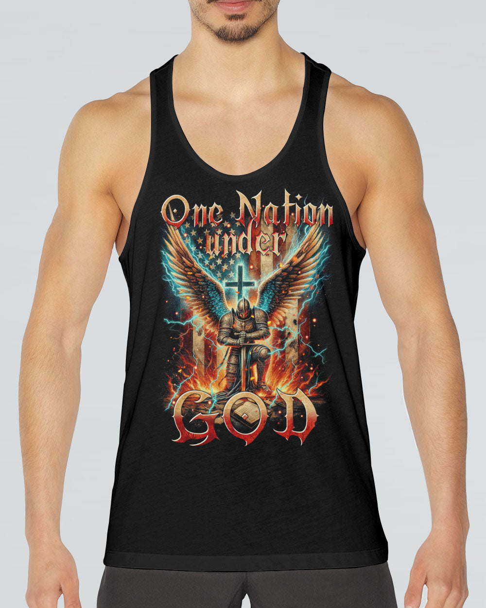 One Nation Under God Men's All Over Print Shirt - Tytm0211234, easychoo.com