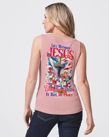 Life Without Jesus Women All Over Print Shirt - Tyqy0211232, easychoo.com