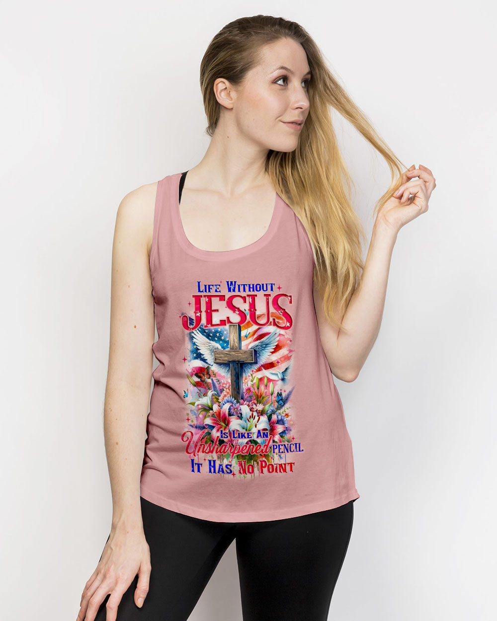 Life Without Jesus Women All Over Print Shirt - Tyqy0211232, easychoo.com