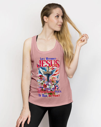 Life Without Jesus Women All Over Print Shirt - Tyqy0211232, easychoo.com