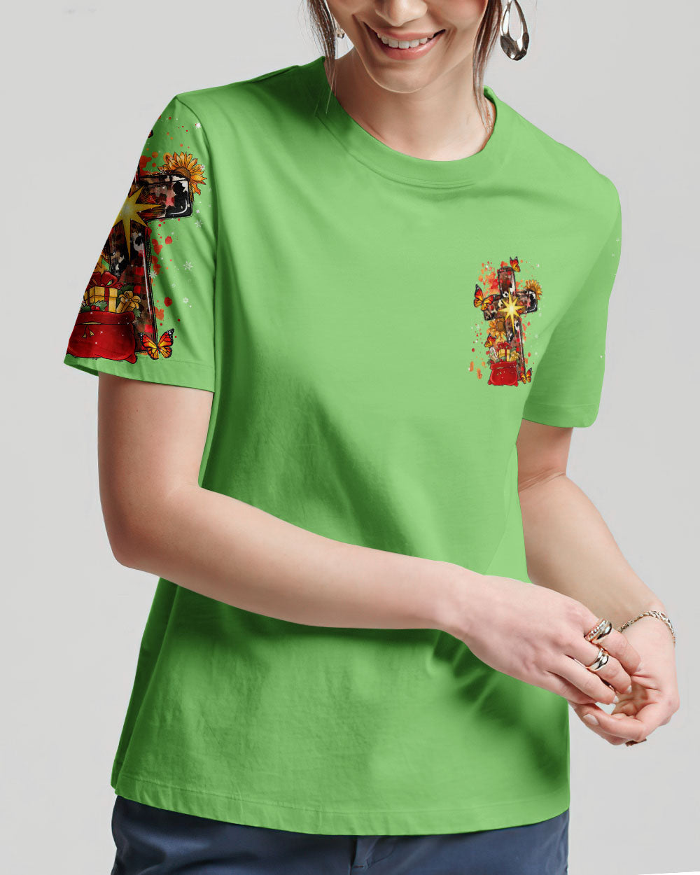 Jesus The Reason Christmas Women's All Over Print Shirt - Tlnt2710234, easychoo.com