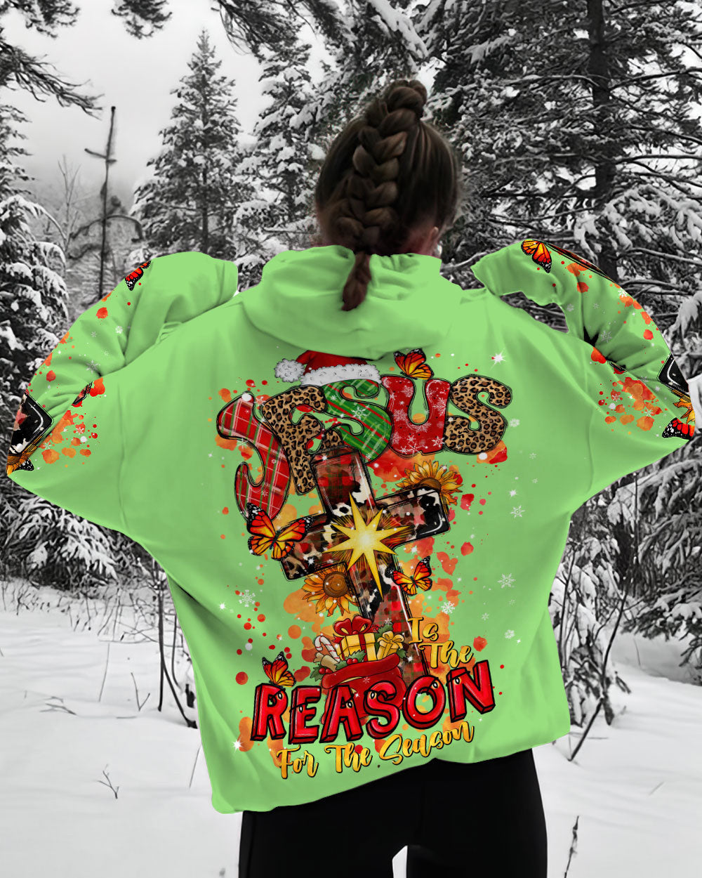 Jesus The Reason Christmas Women's All Over Print Shirt - Tlnt2710234, easychoo.com