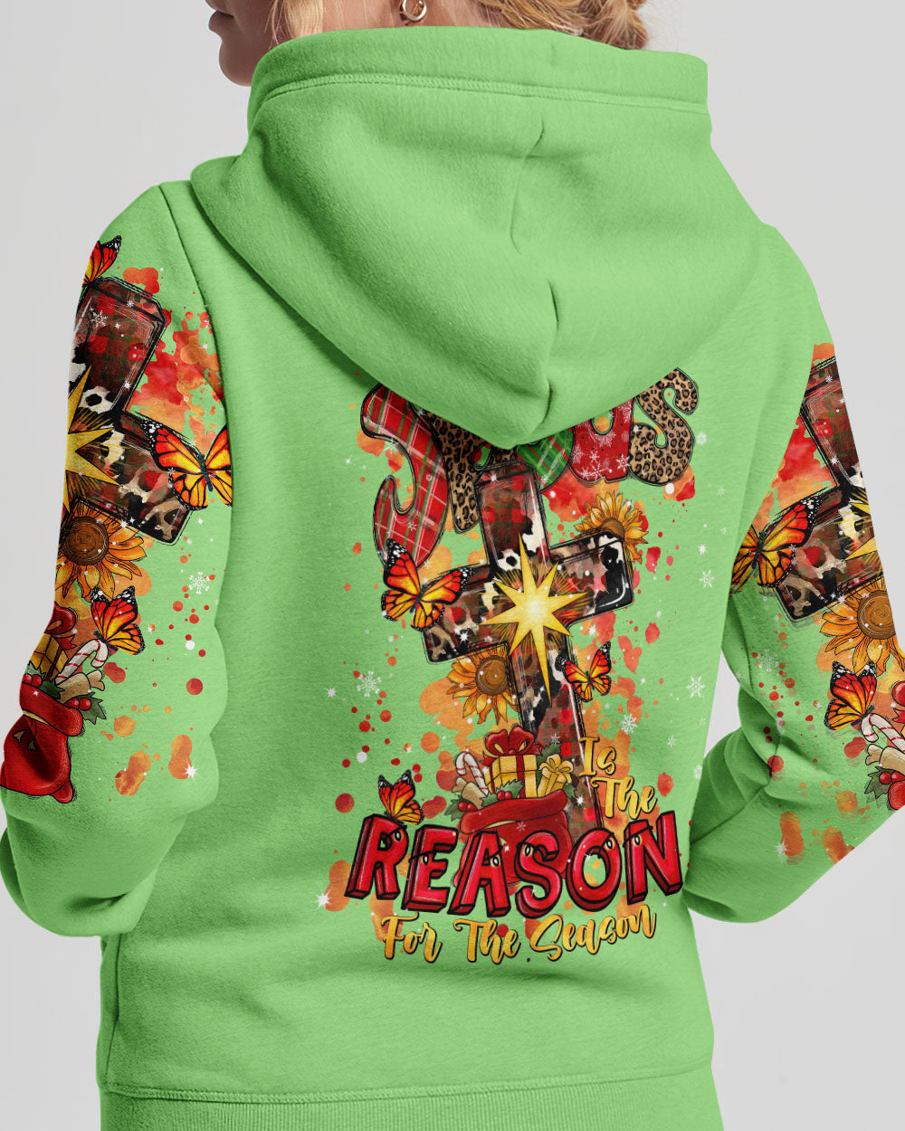 Jesus The Reason Christmas Women's All Over Print Shirt - Tlnt2710234, easychoo.com