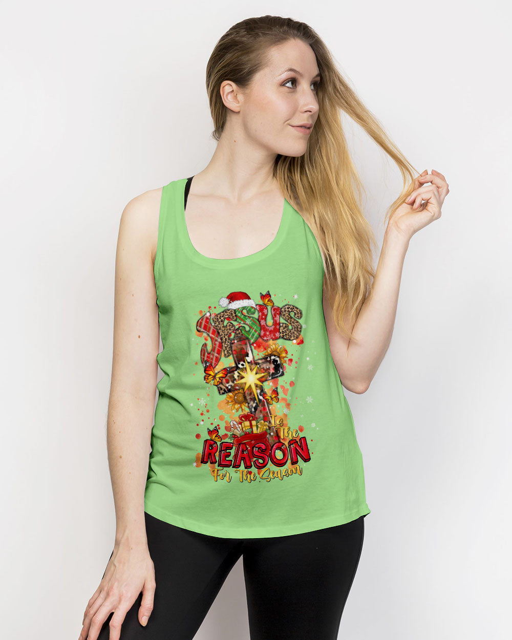 Jesus The Reason Christmas Women's All Over Print Shirt - Tlnt2710234, easychoo.com