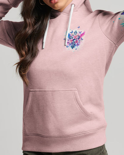 Lord Stood With Me Cross Wings Lilies Women's All Over Print Shirt - Tltw0202244, easychoo.com