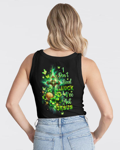 I Don't Need Luck I've got Jesus Patrick's Day Women's All Over Print Shirt - Tltw0501243, easychoo.com