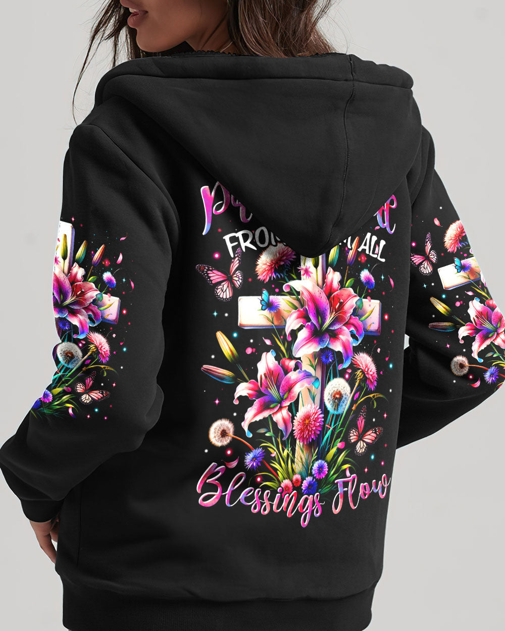 Blessings Flow Women's All Over Print Shirt - Tytm3011232, easychoo.com