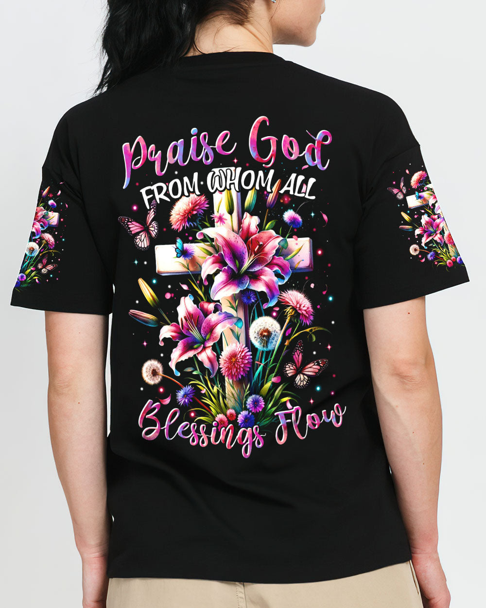 Blessings Flow Women's All Over Print Shirt - Tytm3011232, easychoo.com
