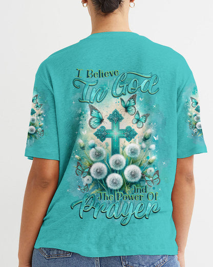 I Believe In God Women's All Over Print Shirt - Tlnz1111234, easychoo.com