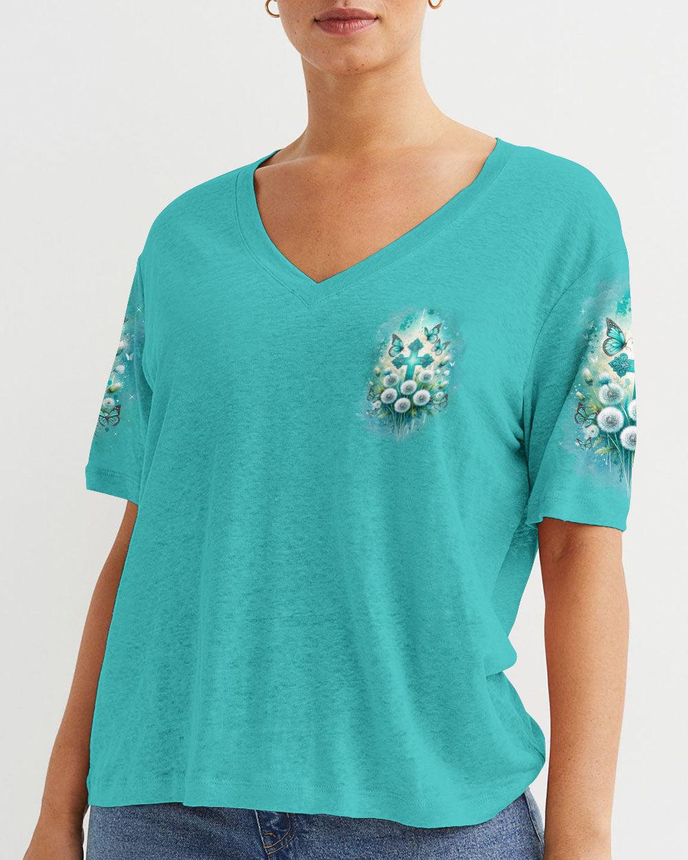 I Believe In God Women's All Over Print Shirt - Tlnz1111234, easychoo.com