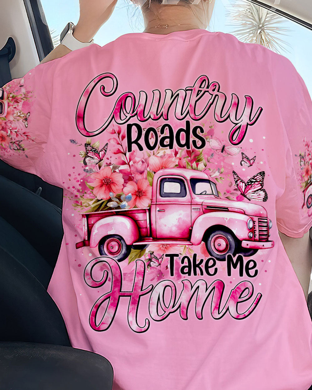 Country Road Take Me Home Women's All Over Print Shirt - Tytm0212234, easychoo.com