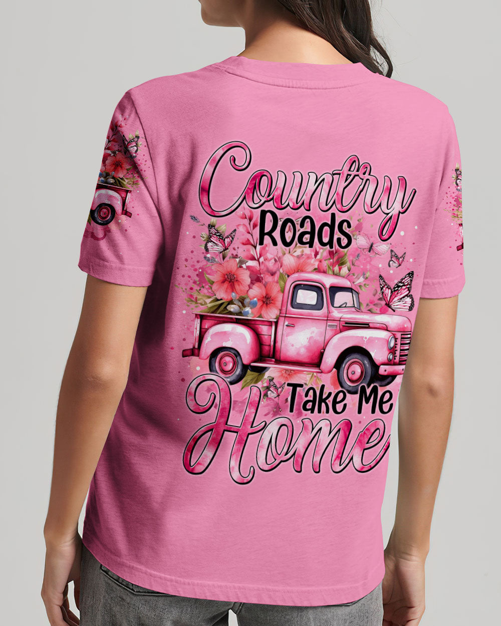 Country Road Take Me Home Women's All Over Print Shirt - Tytm0212234, easychoo.com