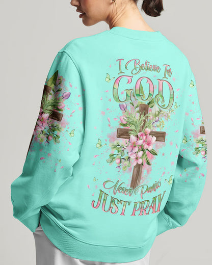 I Believe In God Women's All Over Print Shirt - Yhln2510232, easychoo.com