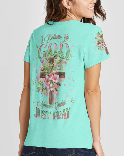 I Believe In God Women's All Over Print Shirt - Yhln2510232, easychoo.com