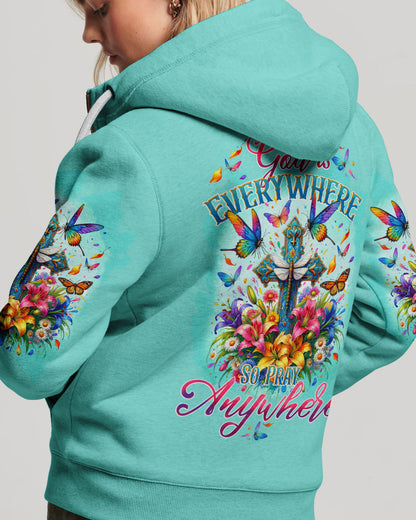 God Is Everywhere Women' All Over Print Shirt - Tytd0212232, easychoo.com