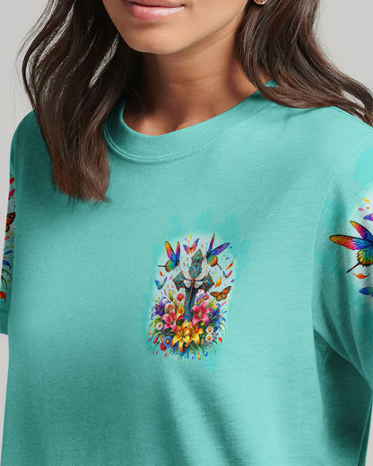 God Is Everywhere Women' All Over Print Shirt - Tytd0212232, easychoo.com