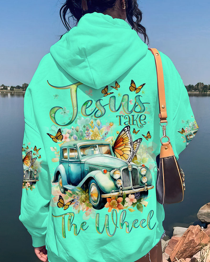 Jesus Take The Wheel Women's All Over Print Shirt - Tlnz1811232, easychoo.com